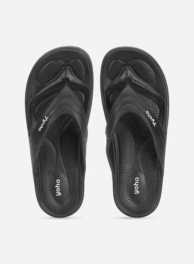 يوهو شبشب مريح بتفاصيل بارزة الملمس